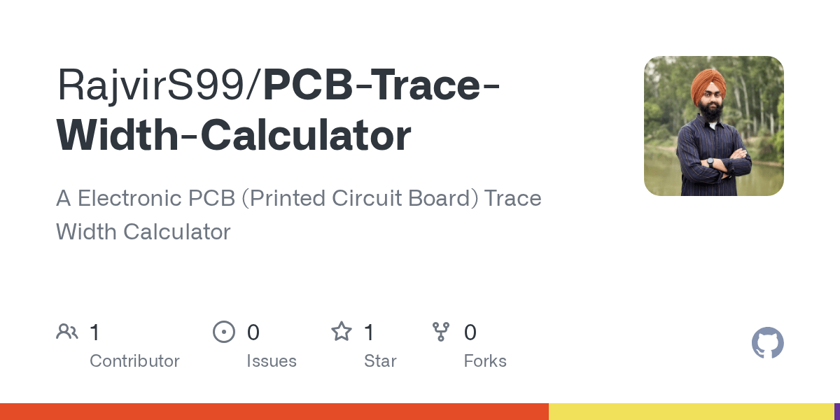 GitHub RajvirS99/PCBTraceWidthCalculator A Electronic PCB