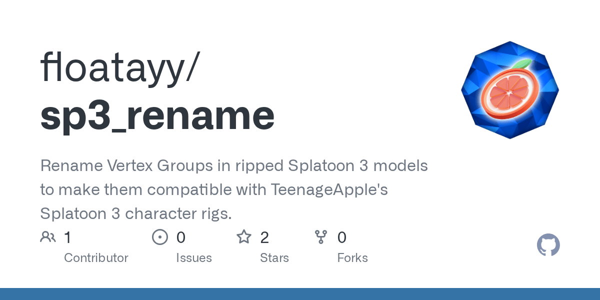 GitHub floatayy/sp3_rename Rename Vertex Groups in ripped Splatoon 3