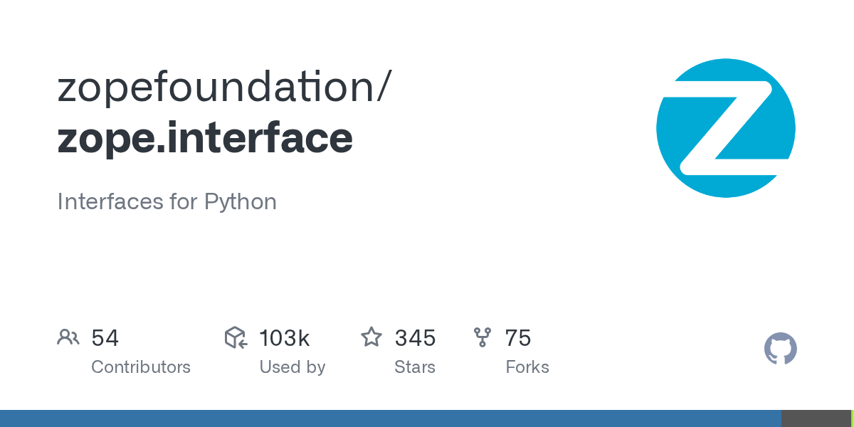 GitHub zopefoundation/zope.interface Interfaces for Python