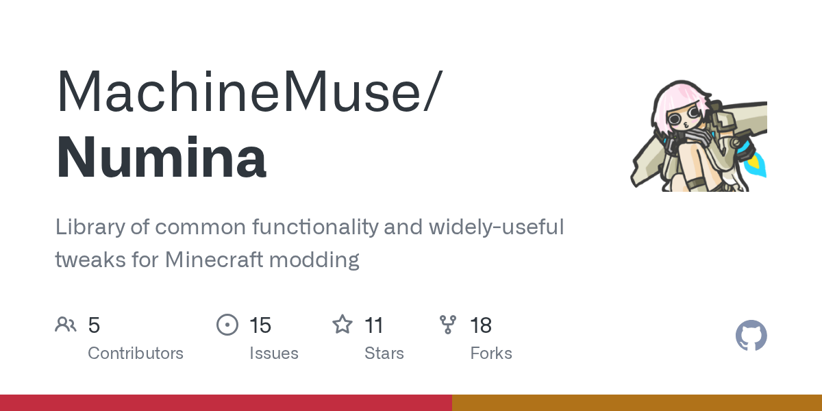 GitHub MachineMuse/Numina Library of common functionality and widely