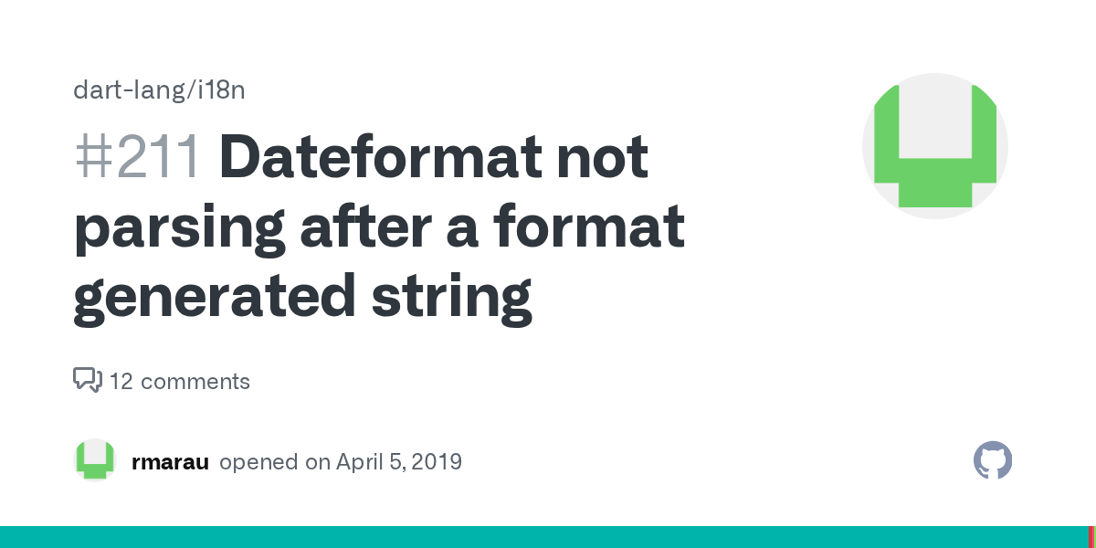 Dateformat not parsing after a format generated string · Issue 211