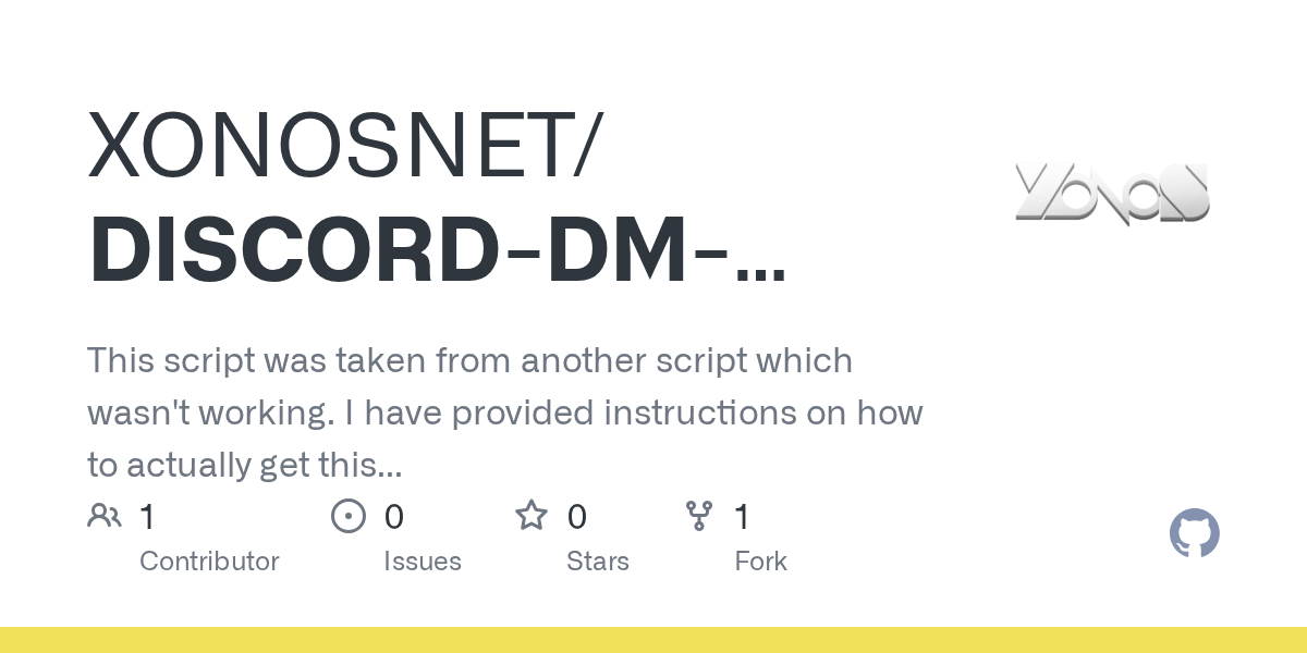GitHub This script was taken from another