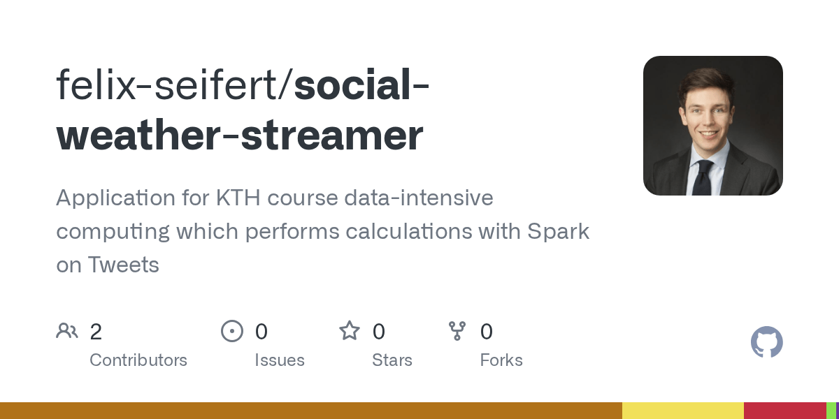 GitHub felixseifert/socialweatherstreamer Application for KTH