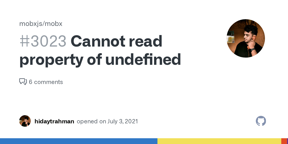 Cannot read property of undefined · Issue 3023 · mobxjs/mobx · GitHub