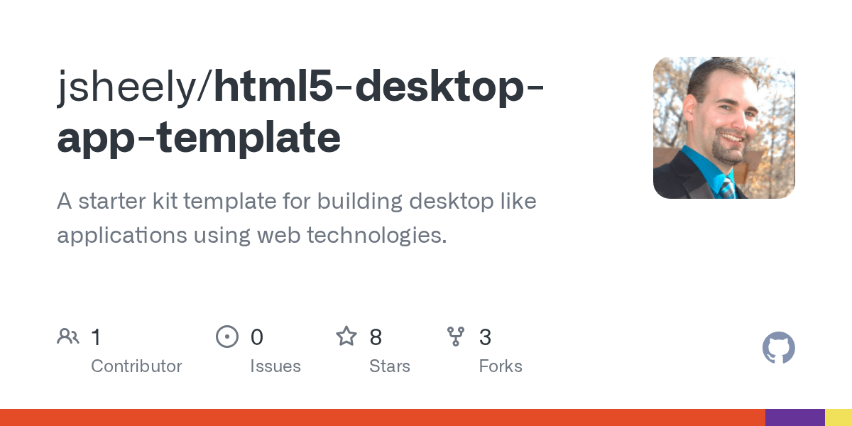 GitHub jsheely/html5desktopapptemplate A starter kit template for