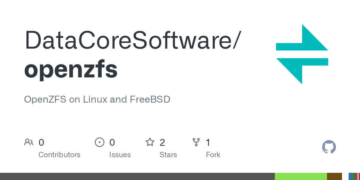GitHub DataCoreSoftware/openzfs OpenZFS on Linux and FreeBSD