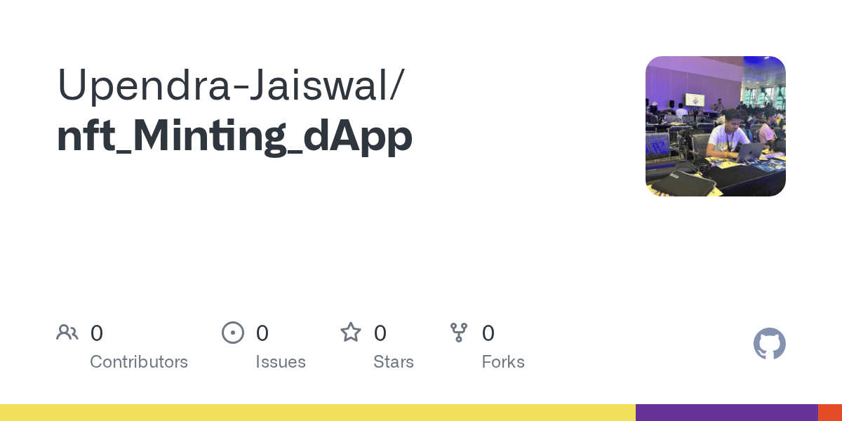 GitHub UpendraJaiswal/nft_Minting_dApp
