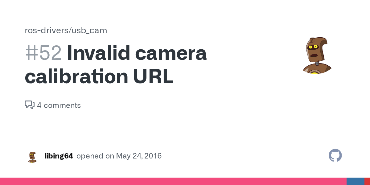 Invalid camera calibration URL · Issue 52 · rosdrivers/usb_cam · GitHub