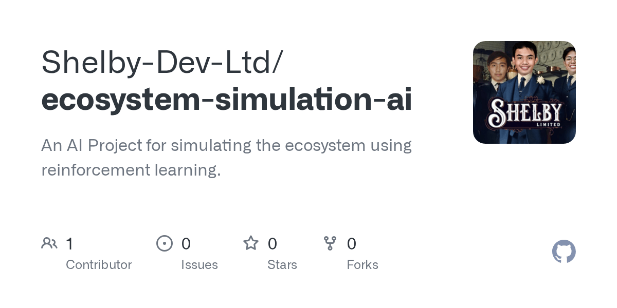 GitHub ShelbyDevLtd/ecosystemsimulationai An AI Project for simulating the ecosystem