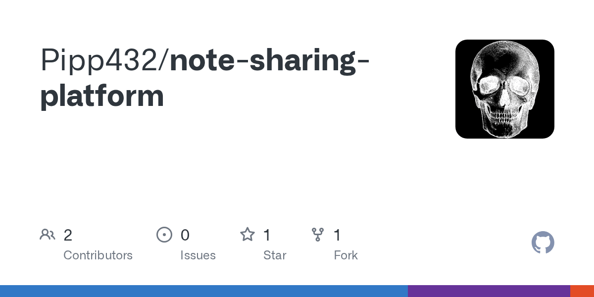 GitHub Pipp432/notesharingplatform