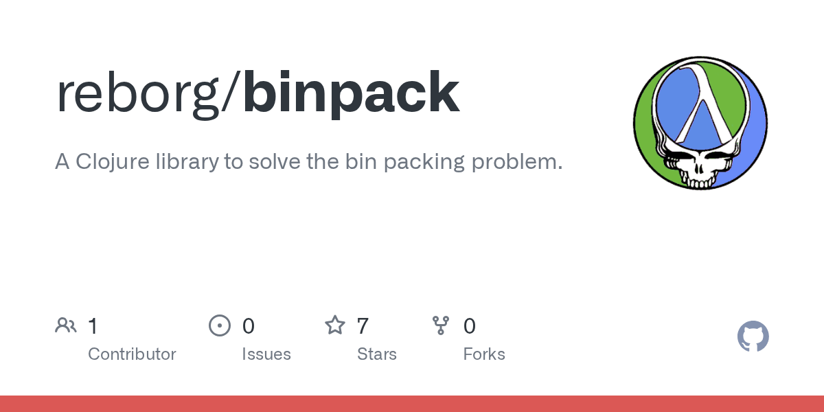 GitHub A Clojure library to solve the bin packing