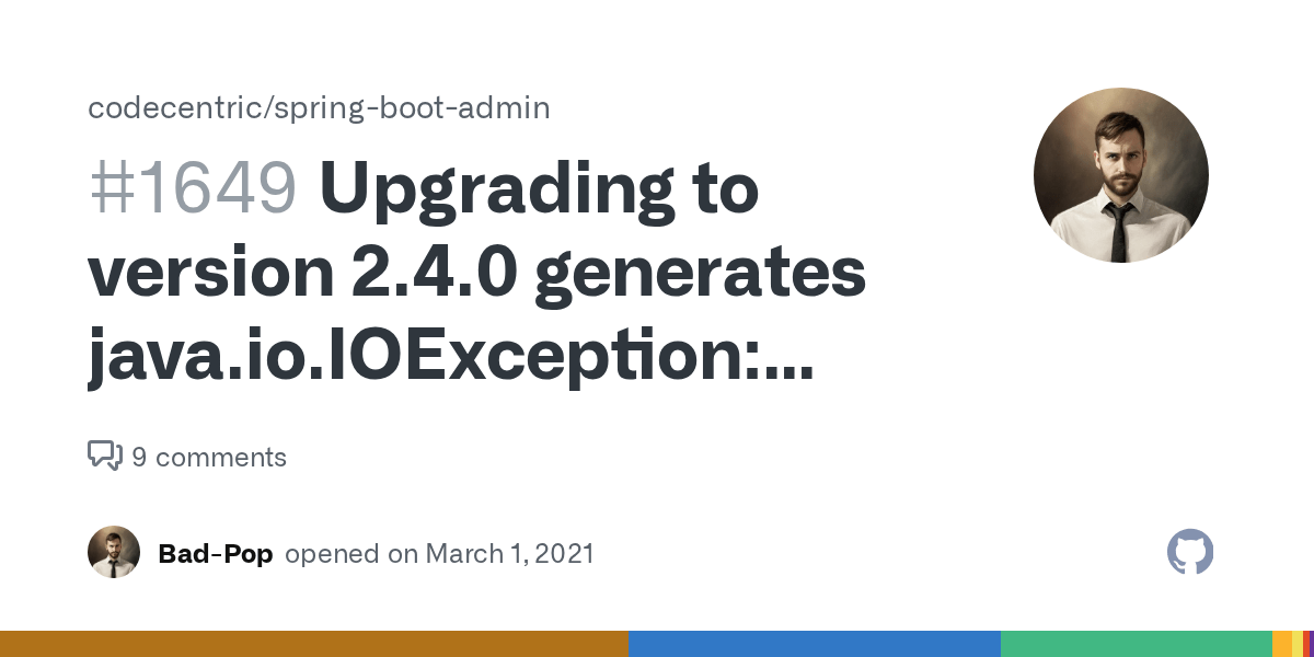 Upgrading to version 2.4.0 generates java.io.IOException Broken pipe