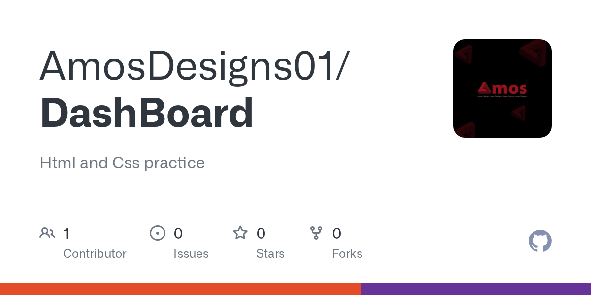 GitHub ATechServices/DashBoard Html and Css practice