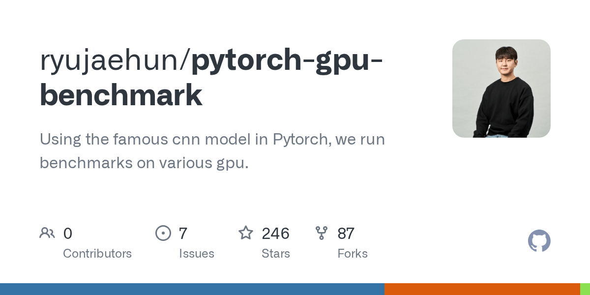 GitHub ryujaehun/pytorchgpubenchmark Using the famous cnn model in Pytorch, we run