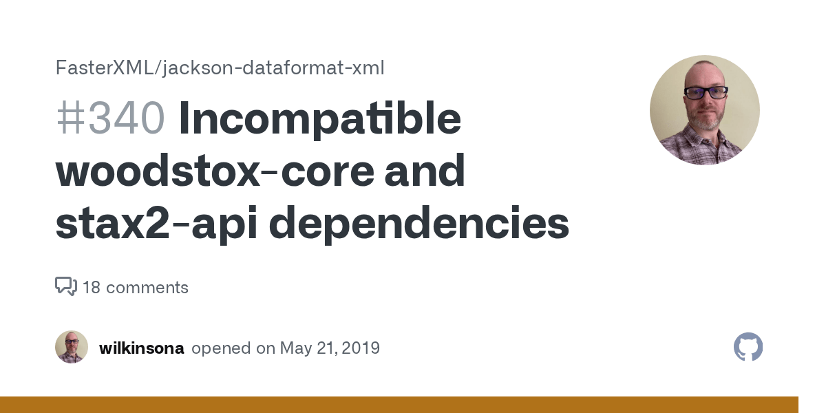 woodstoxcore and stax2api dependencies · Issue 340