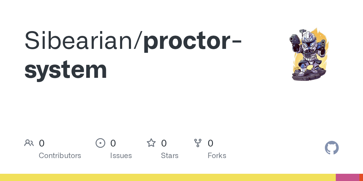 GitHub Sibearian/proctorsystem