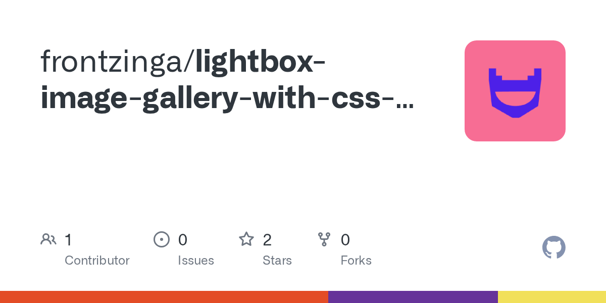 GitHub frontzinga/lightboximagegallerywithcssgridandjavascript