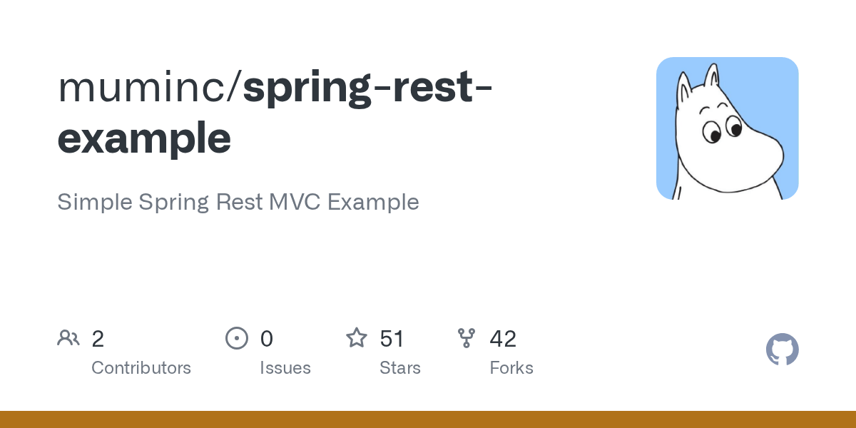 GitHub muminc/springrestexample Simple Spring Rest MVC Example