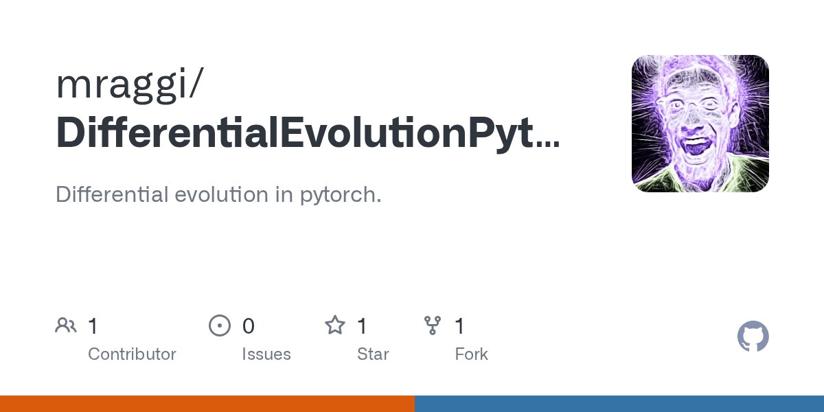 GitHub mraggi/DifferentialEvolutionPytorch Differential evolution in