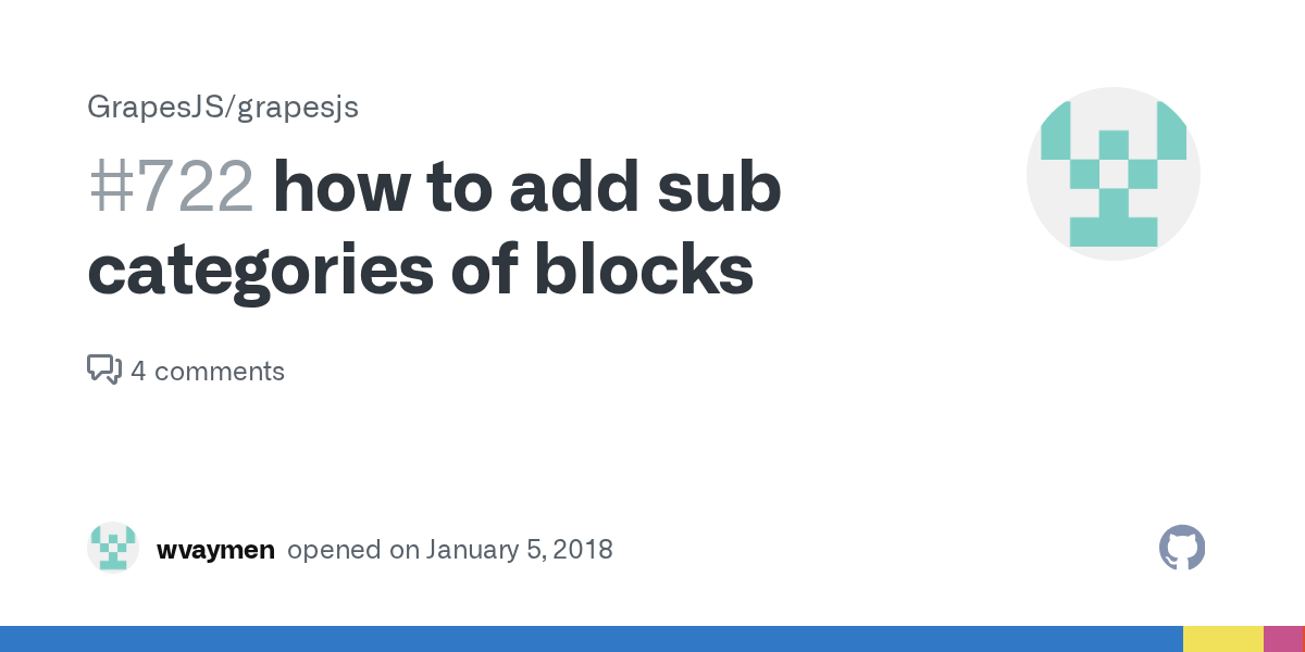 how to add sub categories of blocks · Issue 722 · GrapesJS/grapesjs