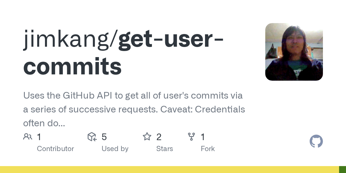 GitHub Uses the GitHub API to get all of