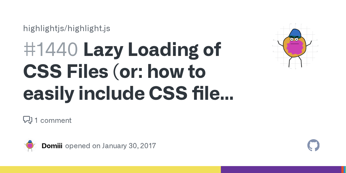 Lazy Loading of CSS Files (or how to easily include CSS files when