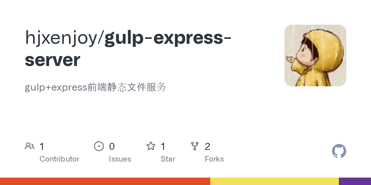GitHub hjxenjoy/gulpexpressserver gulp+express前端静态文件服务
