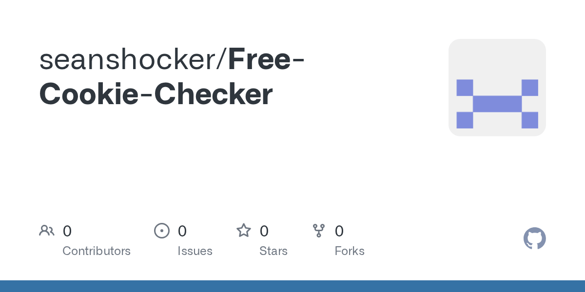 GitHub seanshocker/FreeCookieChecker