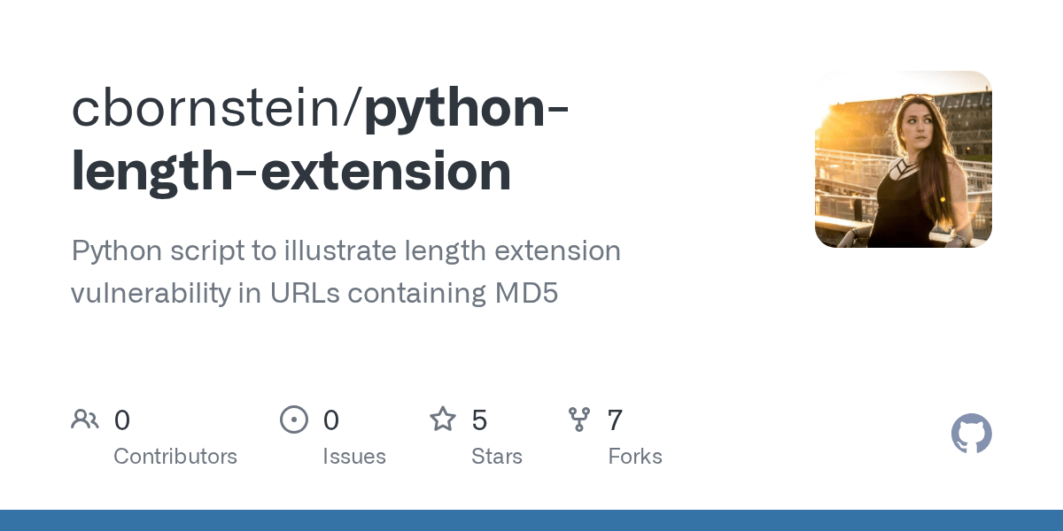 GitHub cbornstein/pythonlengthextension Python script to