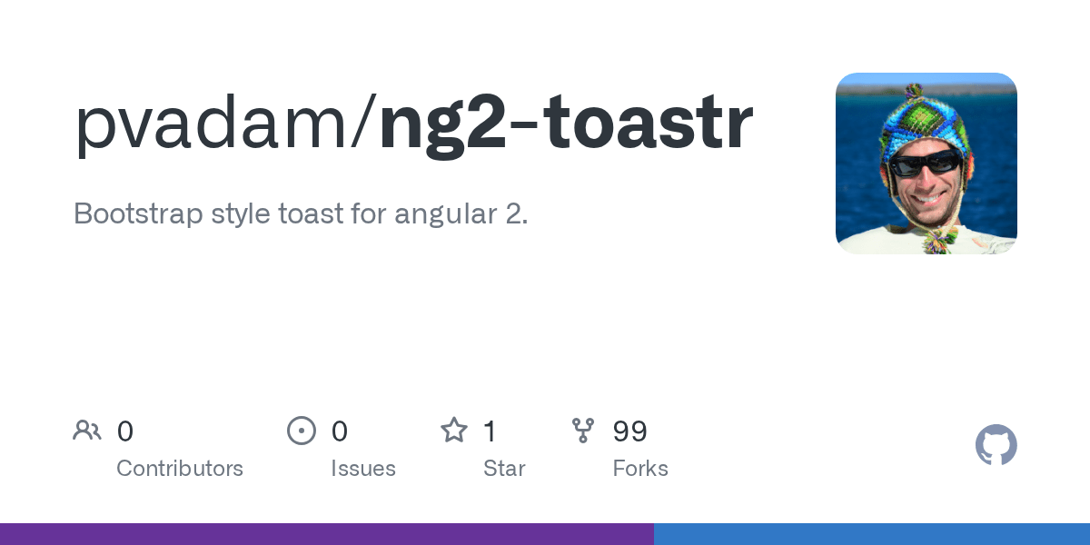 GitHub pvadam/ng2toastr Bootstrap style toast for angular 2.