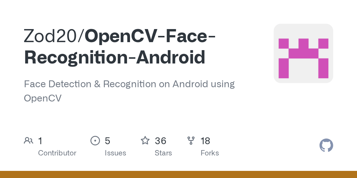 GitHub Zod20/OpenCVFaceRecognitionAndroid Face Detection