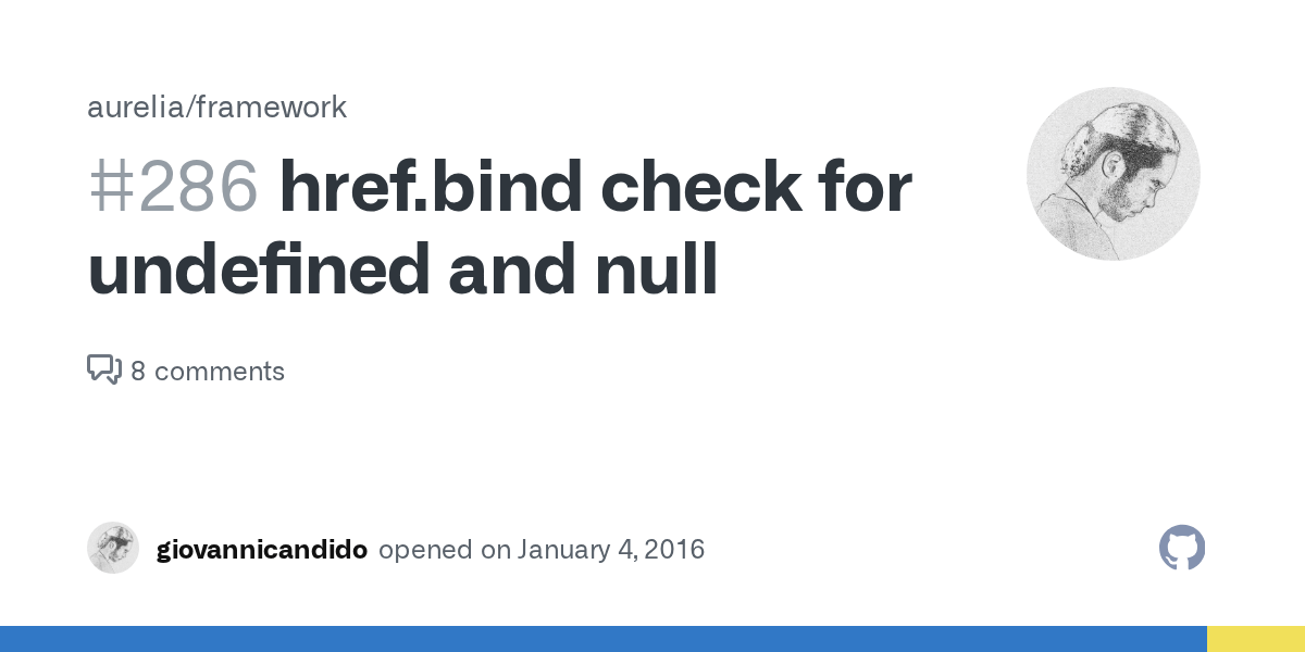 href.bind check for undefined and null · Issue 286 · aurelia/framework