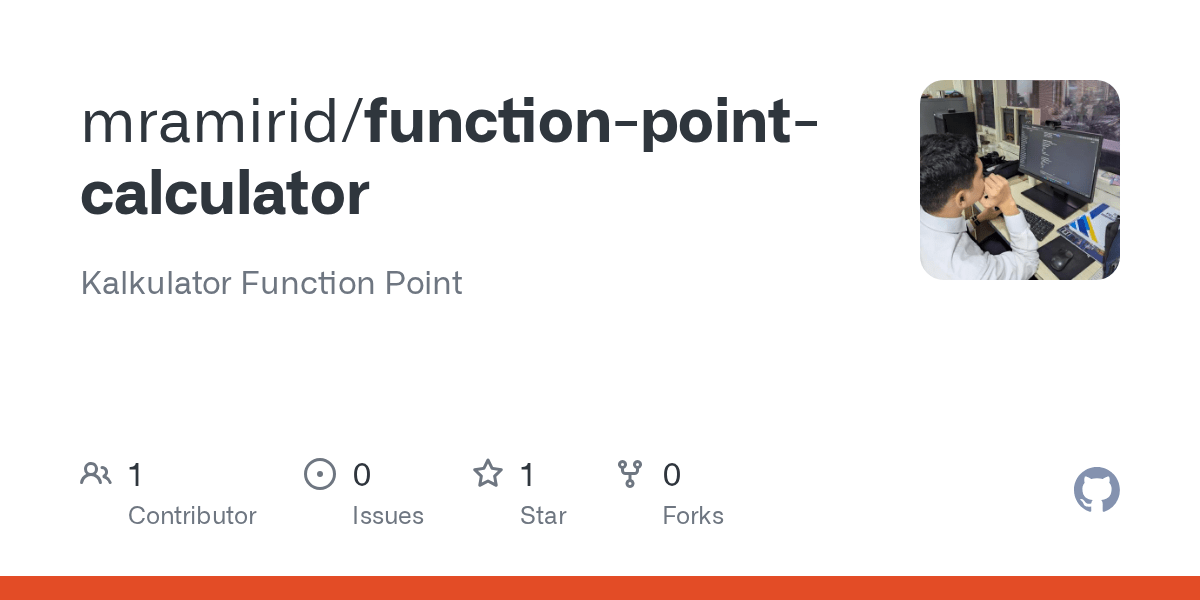 GitHub mramirid/functionpointcalculator Kalkulator Function Point