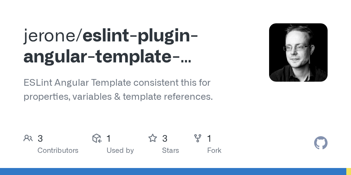 GitHub - jerone/eslint-plugin-angular-template-consistent-this: ESLint