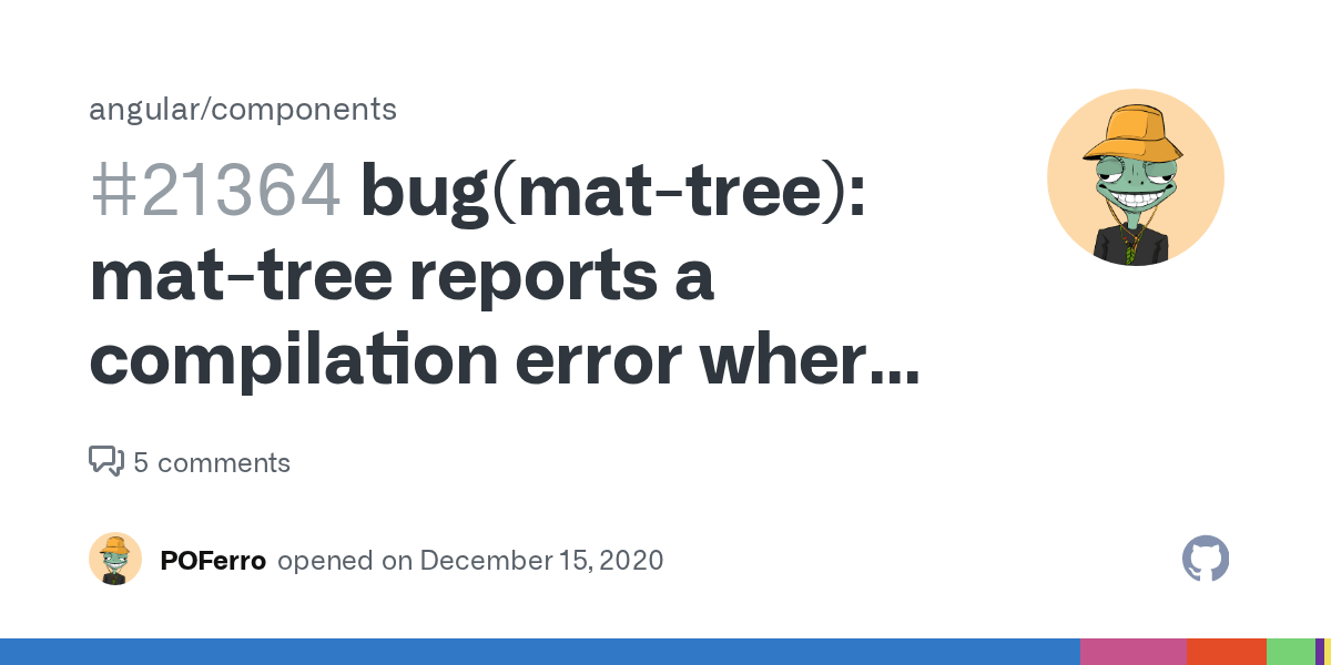 bug(mattree) mattree reports a compilation error wher used with a
