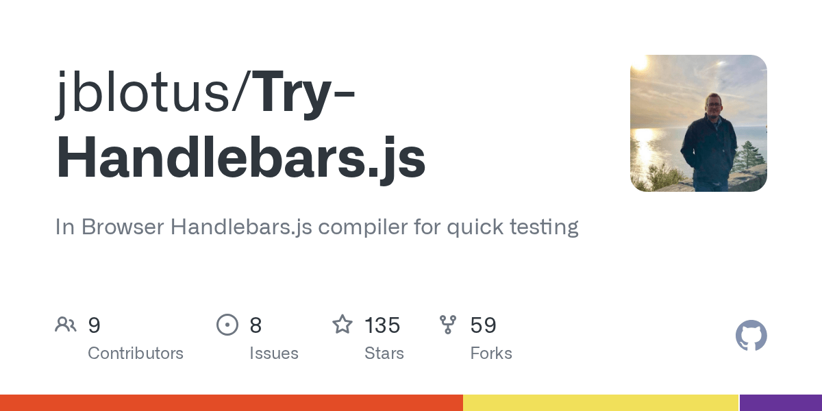 GitHub jblotus/TryHandlebars.js In Browser Handlebars.js compiler