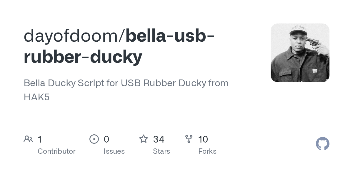 GitHub dayofdoom/bellausbrubberducky Bella Ducky Script for USB
