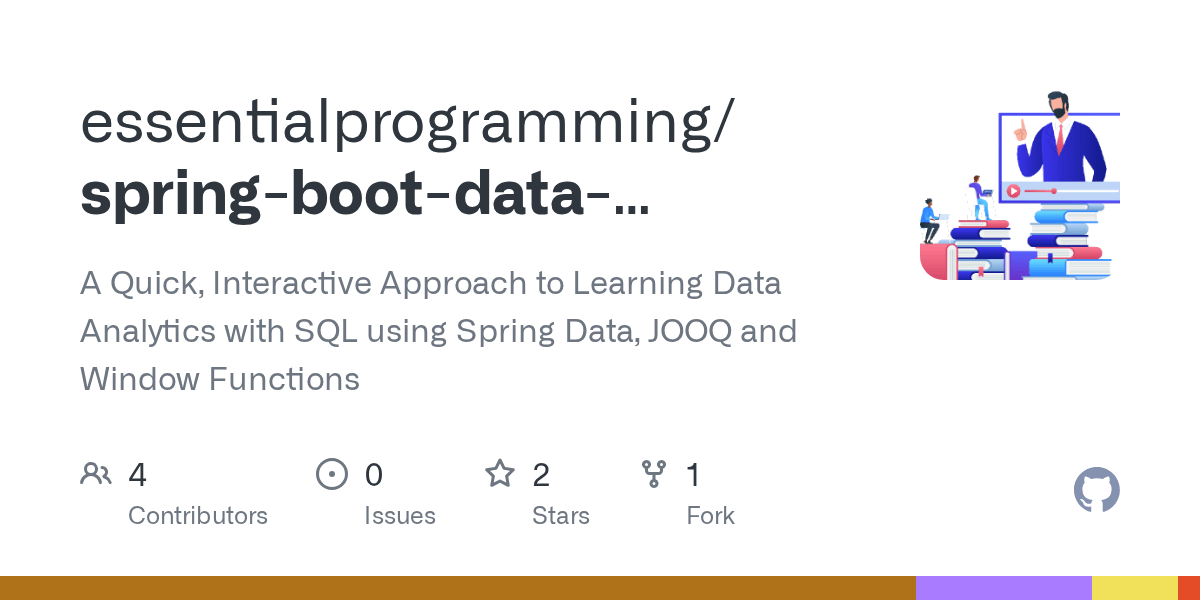 GitHub essentialprogramming/springbootdataanalytics A Quick
