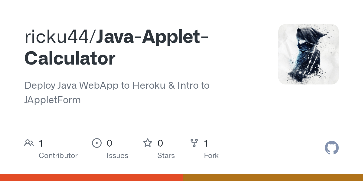 GitHub ricku44/JavaAppletCalculator Deploy Java App to Heroku