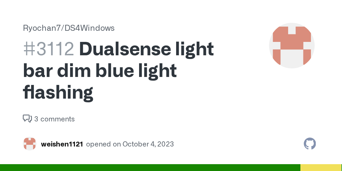 Dualsense light bar dim blue light flashing · Issue 3112 · Ryochan7
