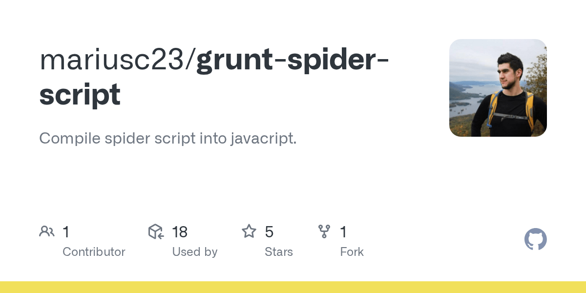 GitHub mariusc23/gruntspiderscript Compile spider script into