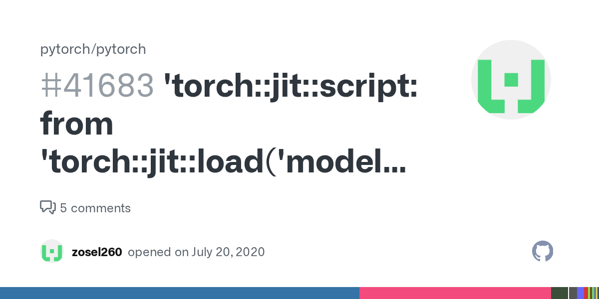 'torchjitscriptErrorReport' from 'torchjitload('modelpath