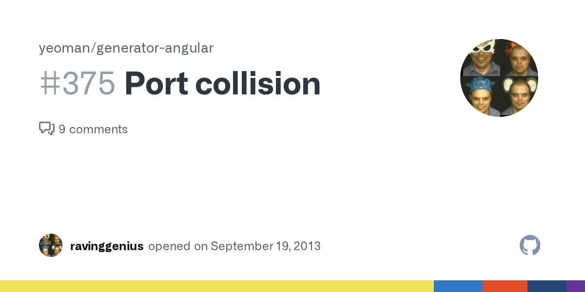 Port collision · Issue 375 · yeoman/generatorangular · GitHub