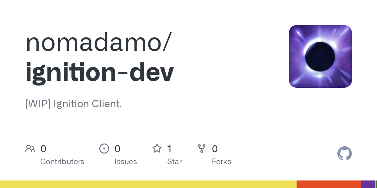 GitHub nomadamo/ignitiondev [WIP] Ignition Client.