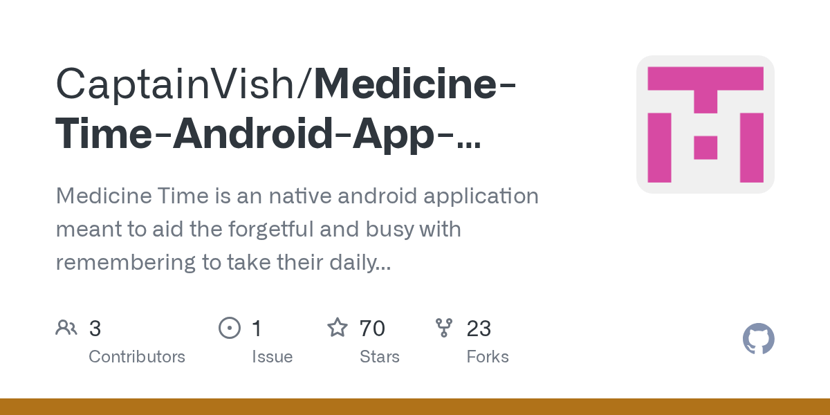 GitHub Medicine Time