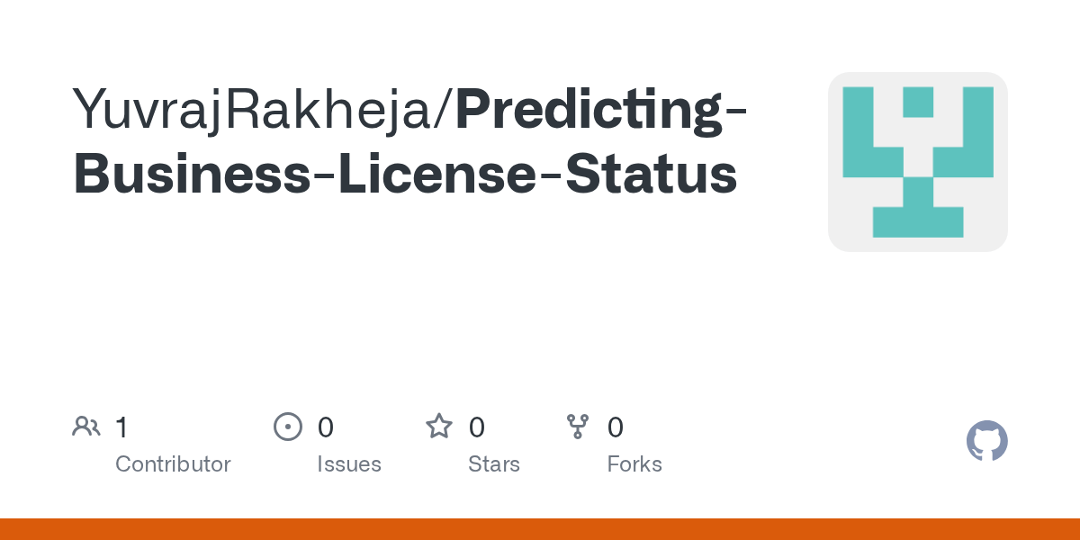 GitHub YuvrajRakheja/PredictingBusinessLicenseStatus