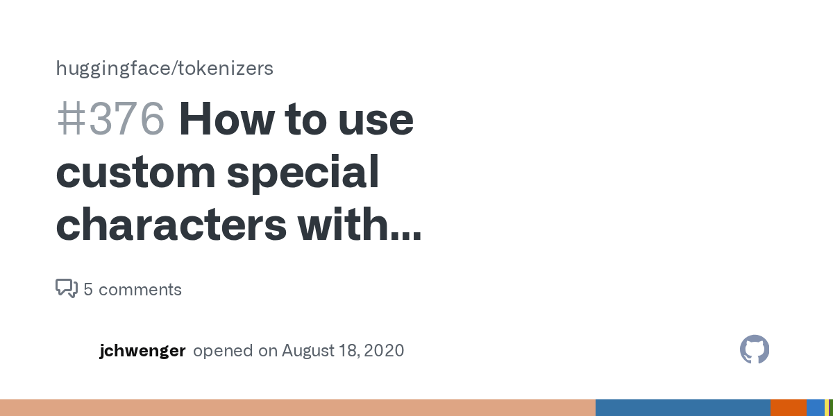 How to use custom special characters with ByteLevelBPETokenizer