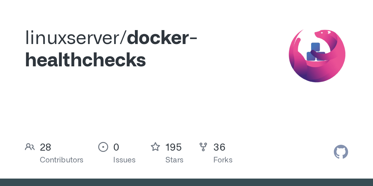 GitHub linuxserver/dockerhealthchecks