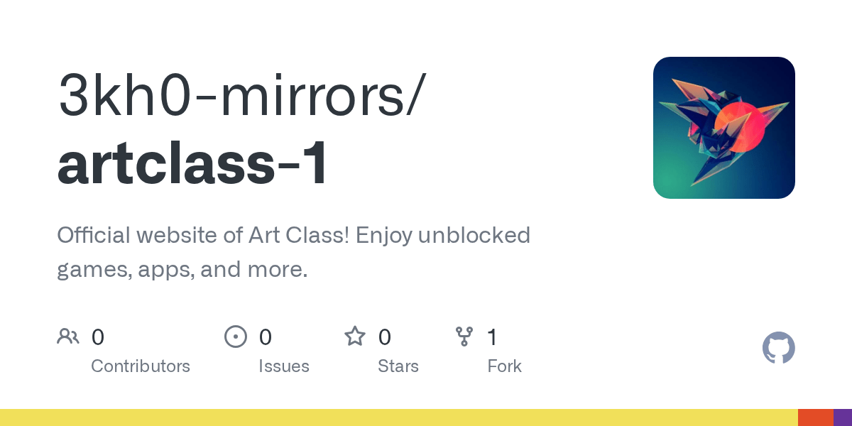 GitHub 3kh0mirrors/artclass1 Official website of Art Class! Enjoy