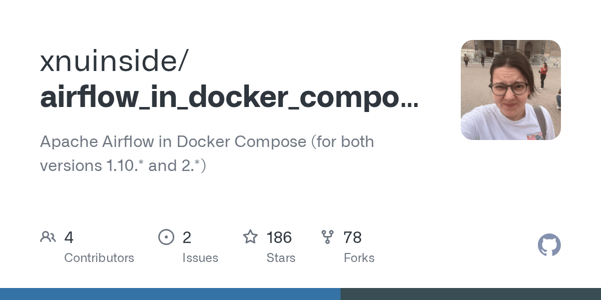 GitHub Apache Airflow in Docker Compose (for both